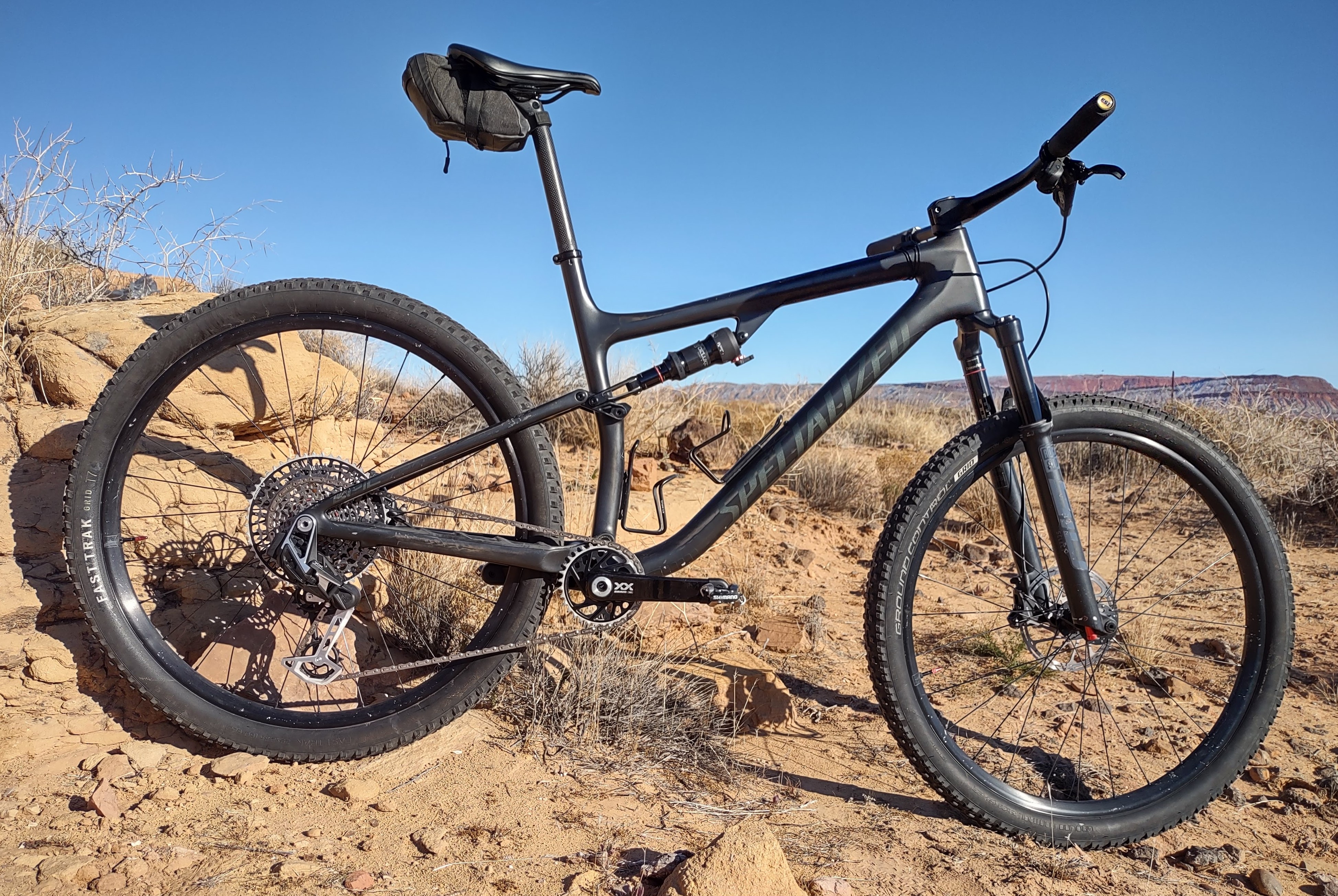 My bke on the trail.